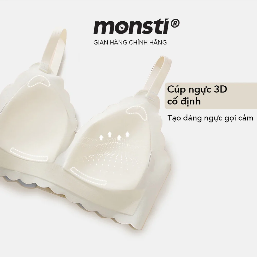 Áo ngực không gọng Soft Touch, viền silicon nâng ngực - Hình ảnh 3